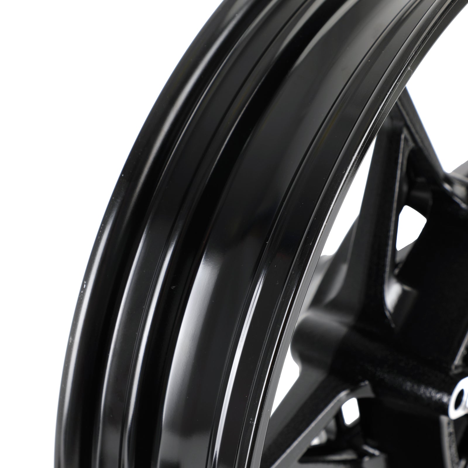 18-23 Kawasaki EX400G Ninja 400 / ABS / Z400 Glossy Black Front Wheel Rim