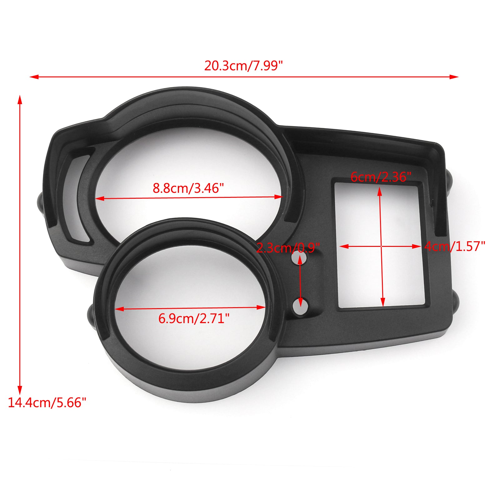 Protector de instrumentos para capó a prueba de sol, apto para BMW F700GS F800GS F800GT F800R F800ST genérico