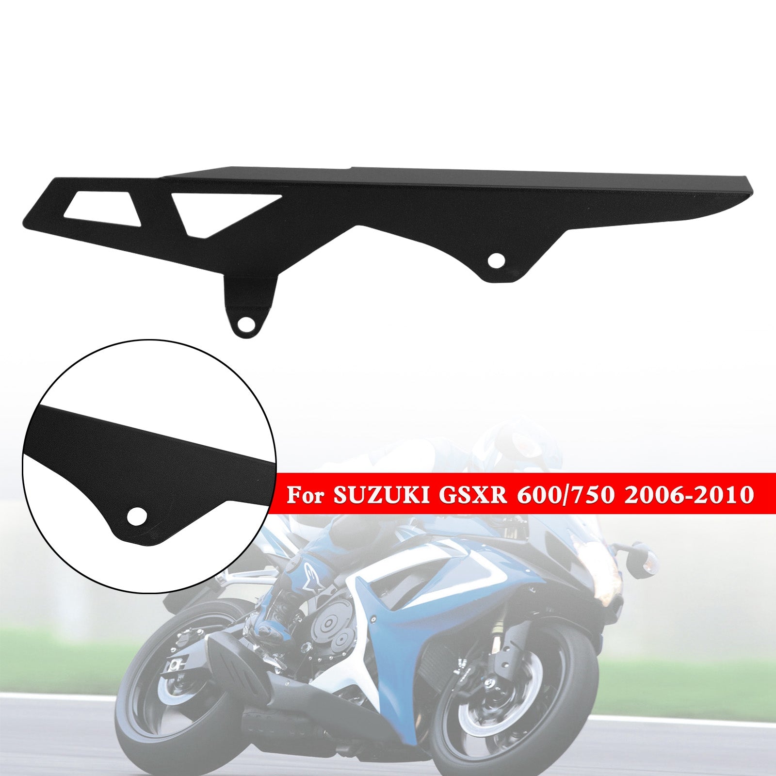 Kettenrad-Kettenschutz-Schutzabdeckung für Suzuki GSXR 600/750 2006–2010