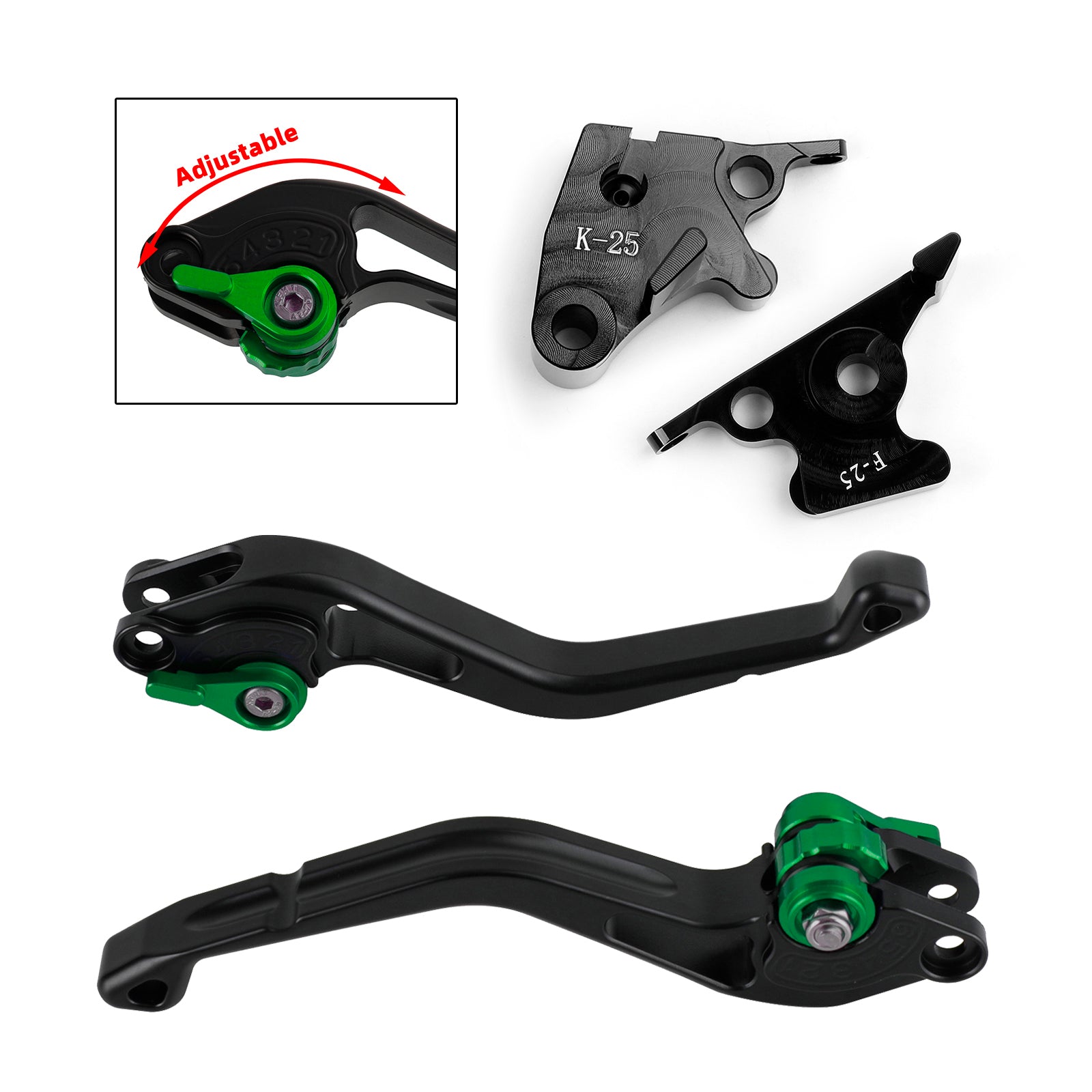 NEW Short Clutch Brake Lever fit for Kawasaki Ninja 250R 400 /Z300 Z250SL