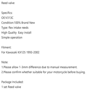 V313C Reed Valve System Fits for Kawasaki KX125 1993-2002 Generic