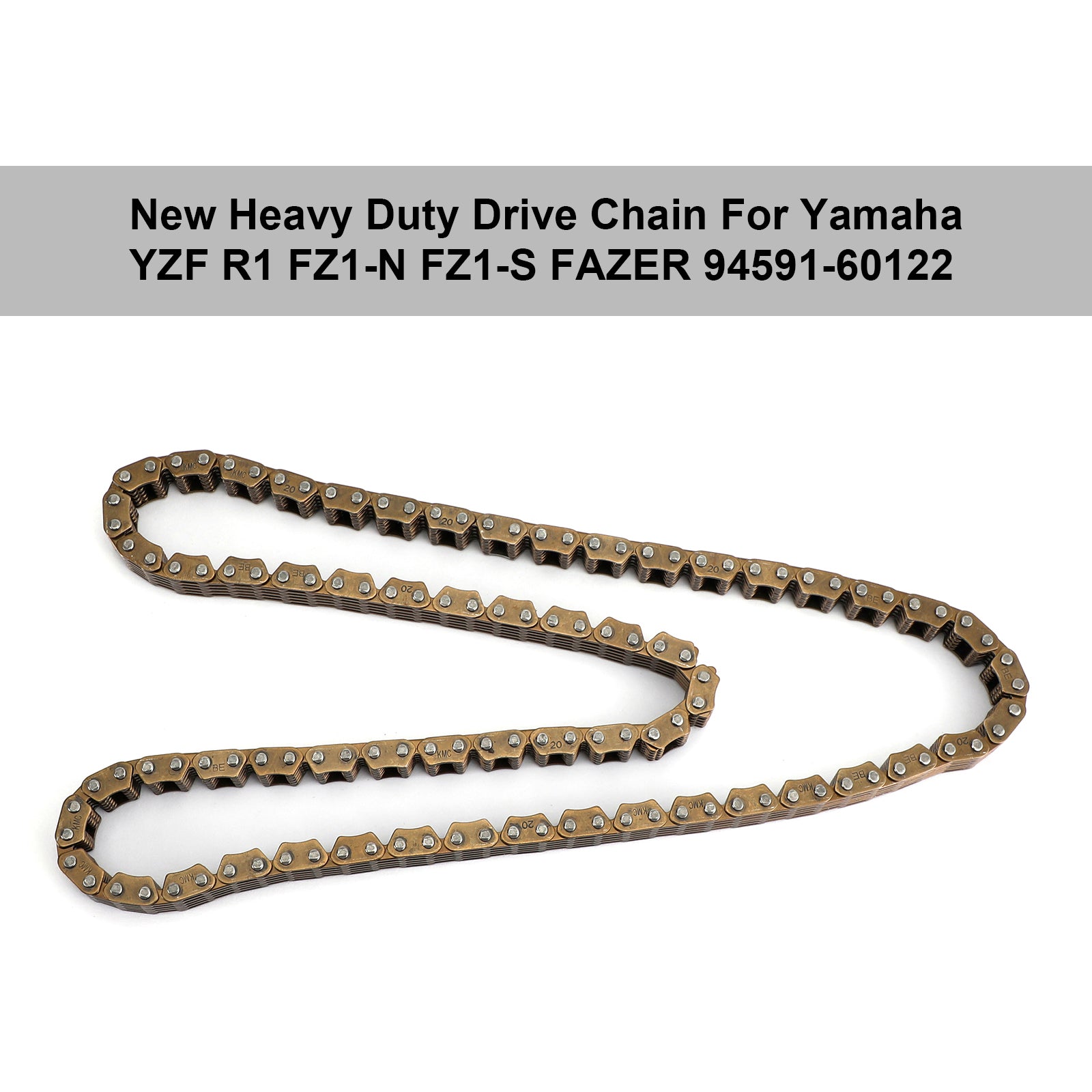New Heavy Duty Drive Chain For Yamaha Yzf R1 Fz1-N Fz1-S Fazer 94591-60122 Generic