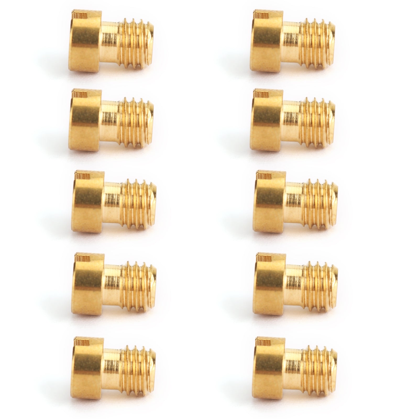 10set Rundkopf Hauptdüse 5mm 82-105 für GY6 Motorrad Roller Vergaser PZ19