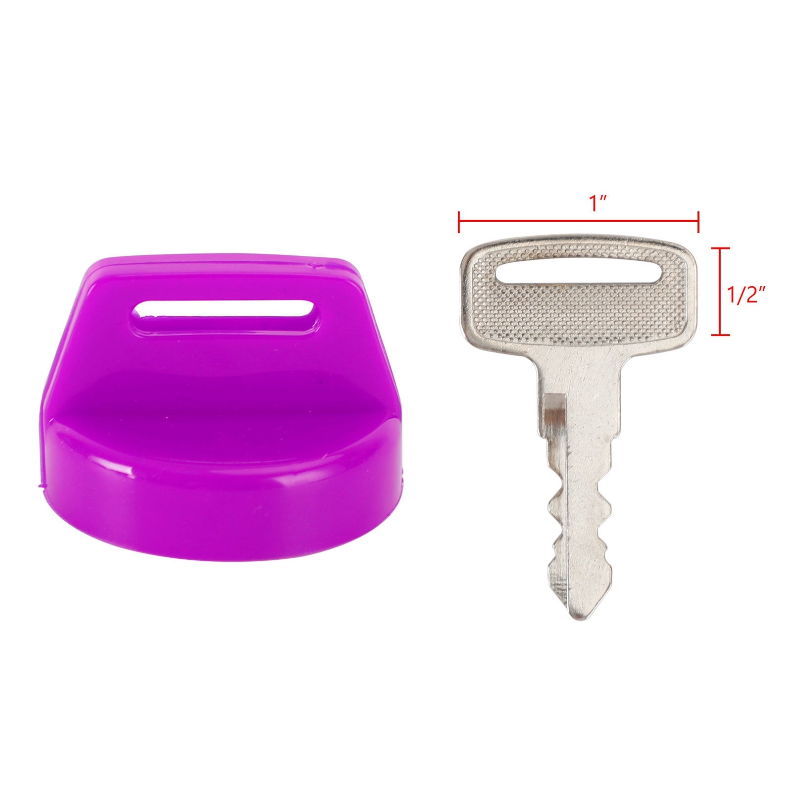 2 fundas para llave de encendido violeta con tuerca para Polaris RZR XP 570 800 900 1000 5433534 genérico