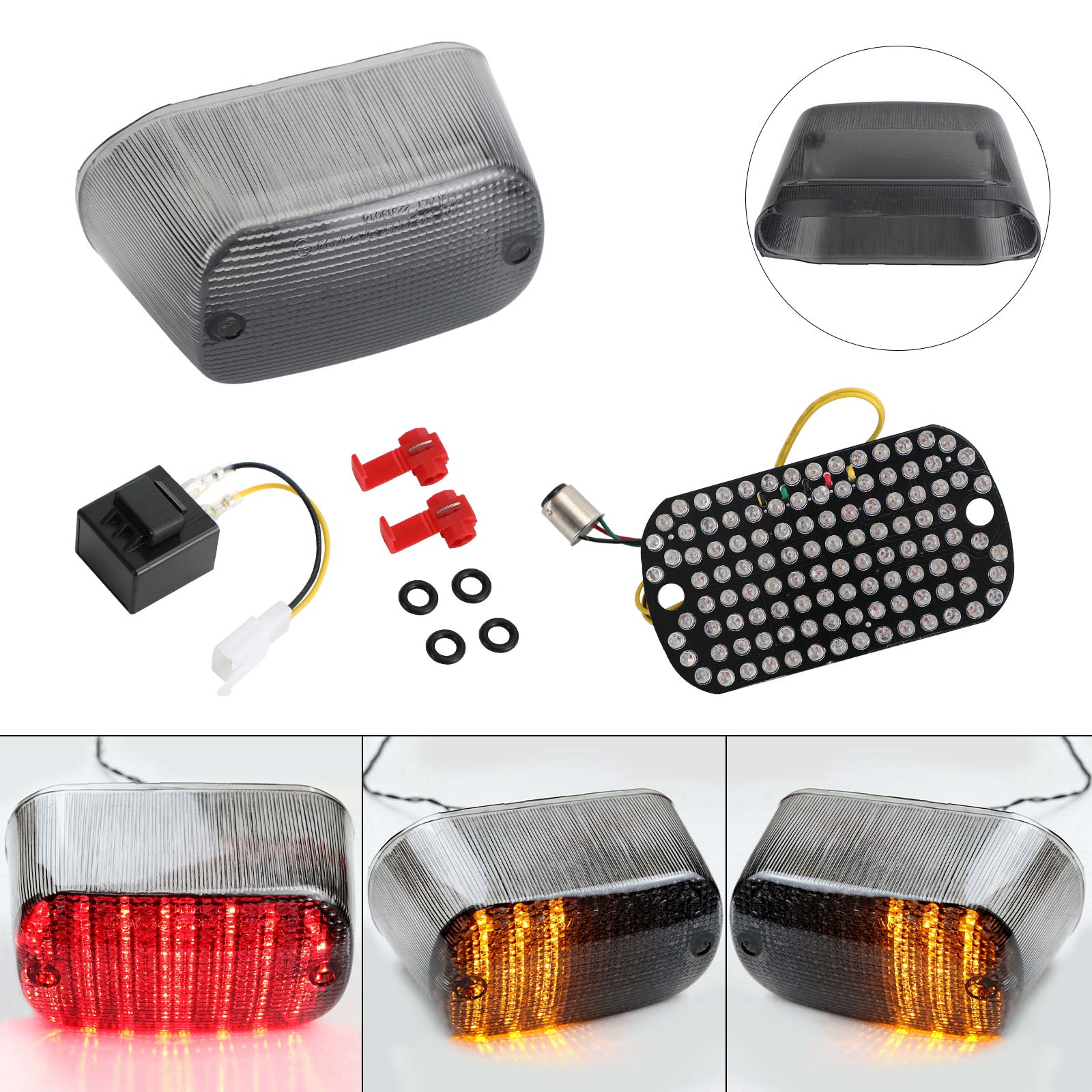 Feu arrière Led clignotant pour Suzuki Volusia 800 VL1500 boulevard C50 C90 générique