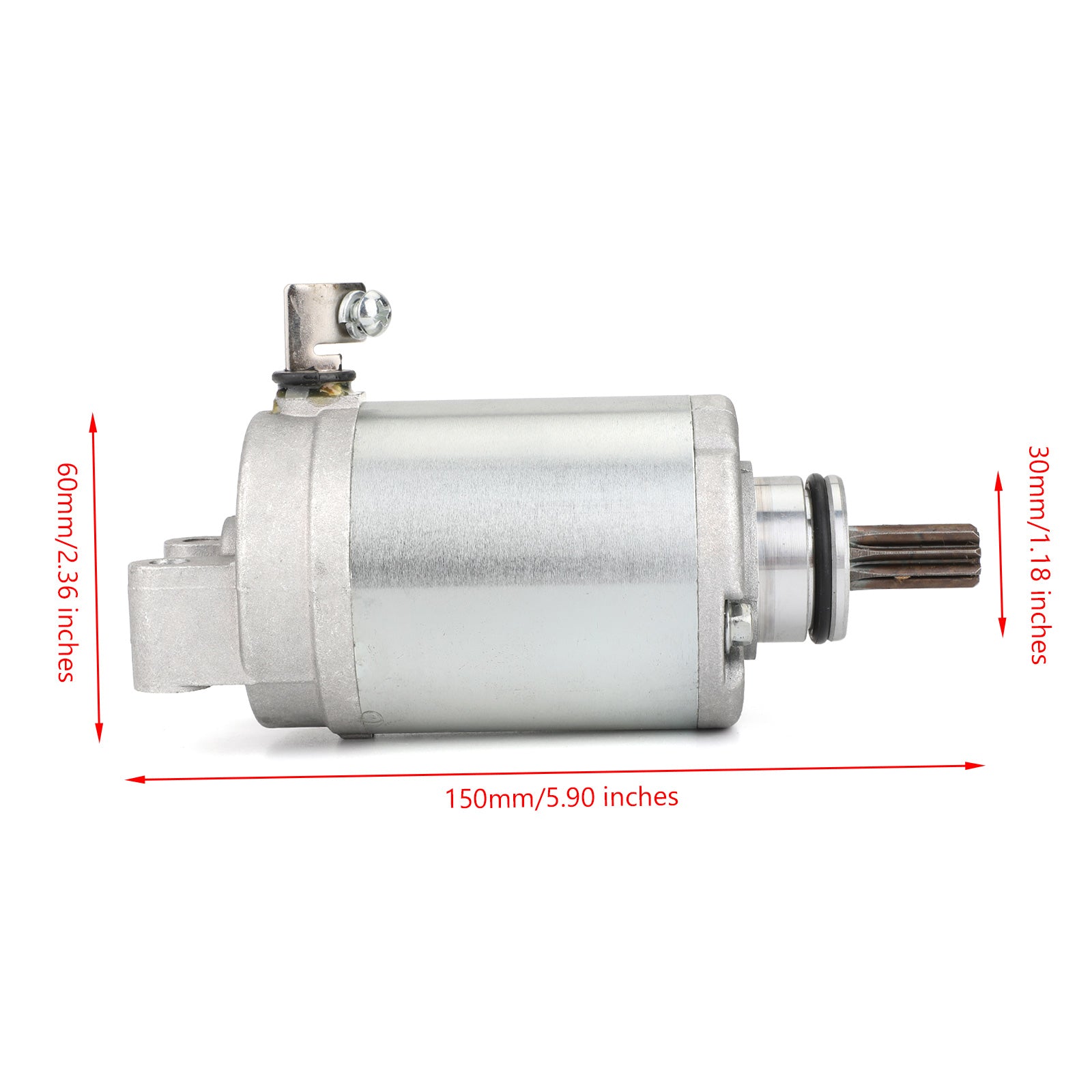 Starter Motor For Kawasaki ZX600 ZX636 Ninja ZX-6R 07-17 21163-0041 21163-0734 Generic FedEx Express Shipping