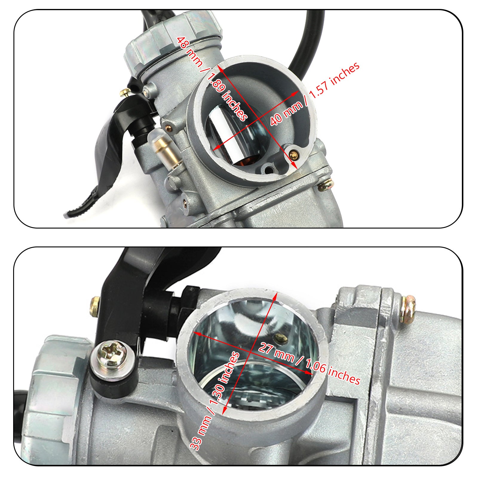 Carburatore PE26 da 26 mm ad alte prestazioni per scooter moto NSR140 ATV generico