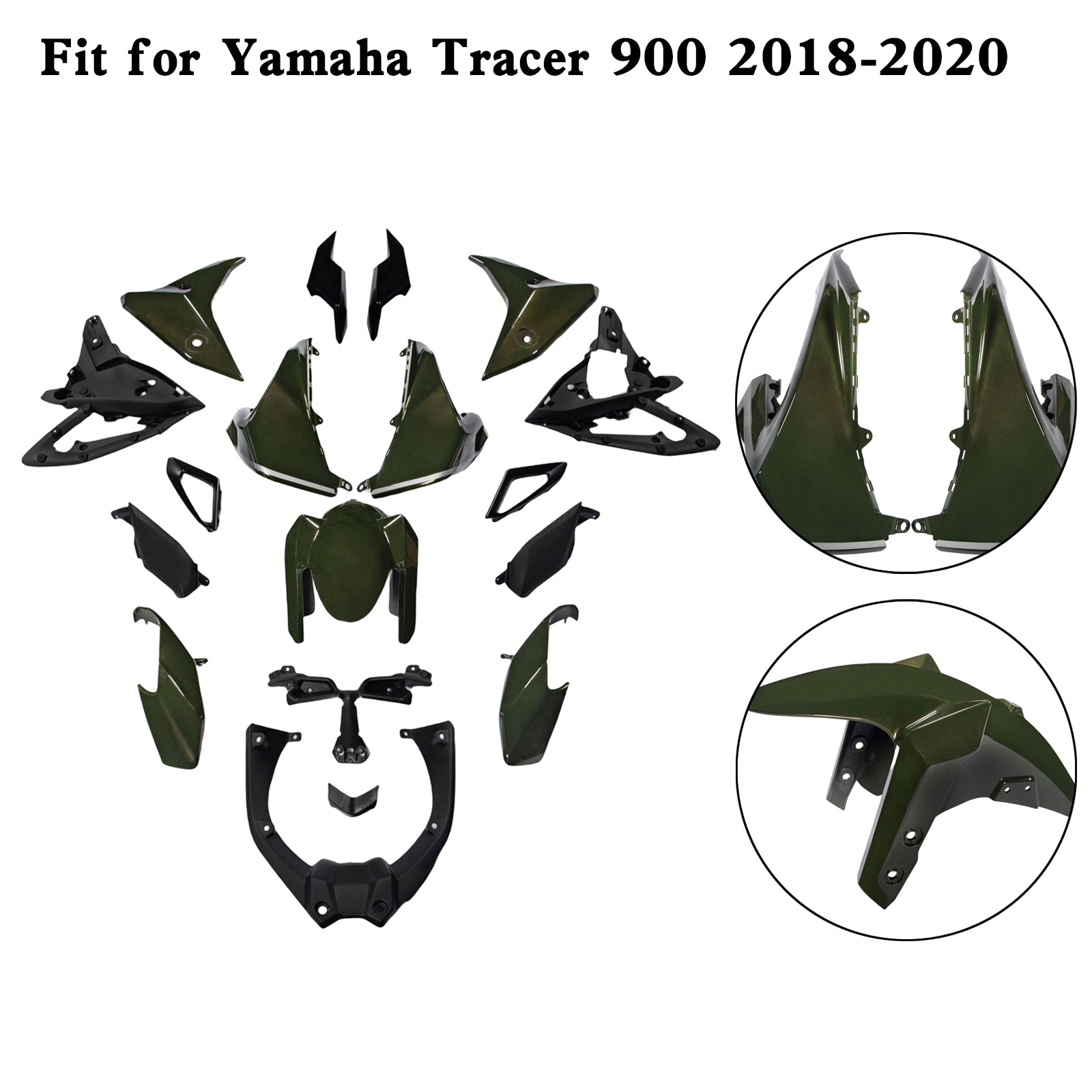 Amotopart Yamaha 2018-2020 Tracer 900 Fairing Kit