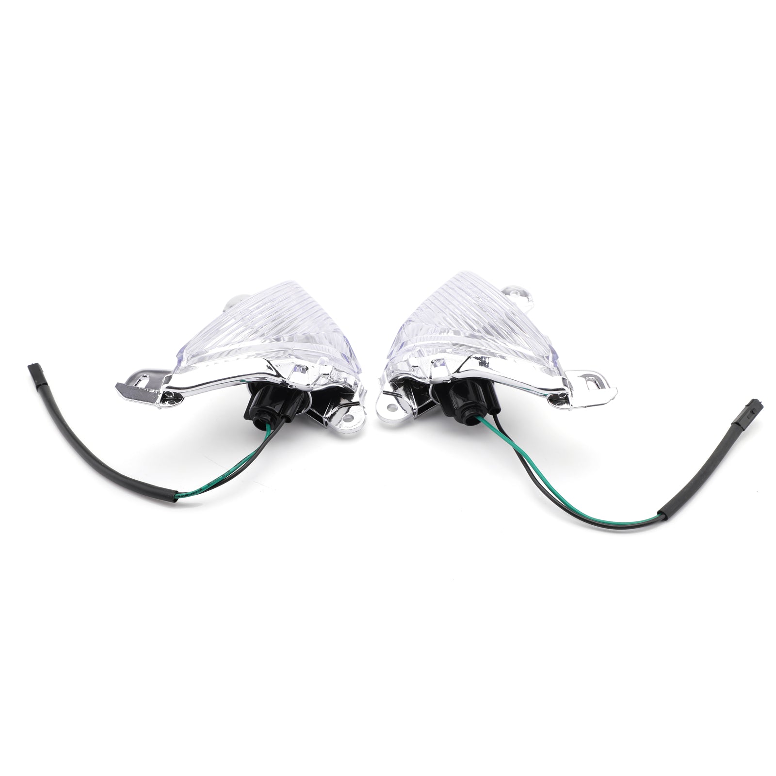 Front Turn Signals Lens For ZX 14R 10R 6R 636 Ninja 650F Clear