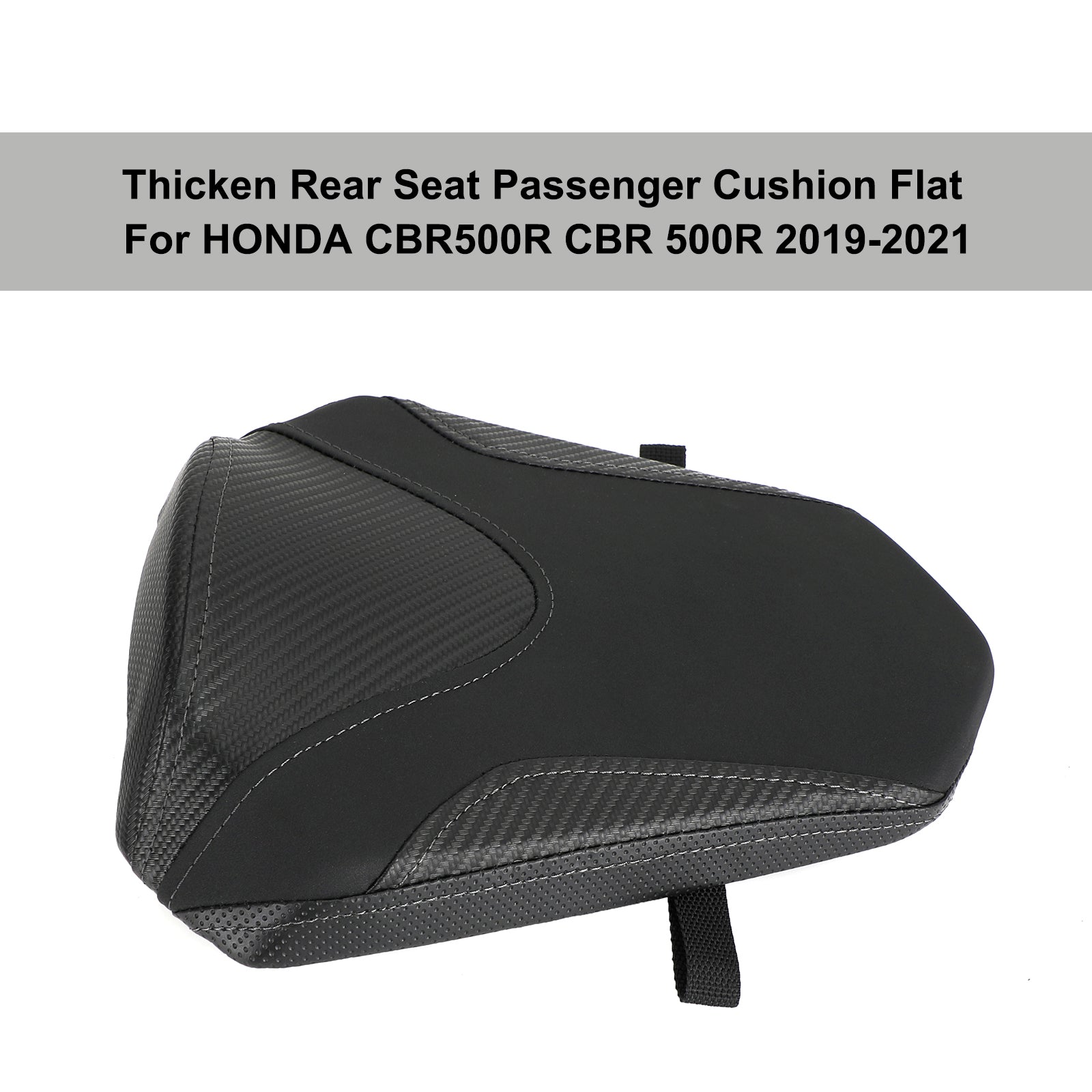 Addensare il cuscino del passeggero del sedile posteriore piatto per Honda CBR500R CBR 500R 19-21 20 Rosso generico