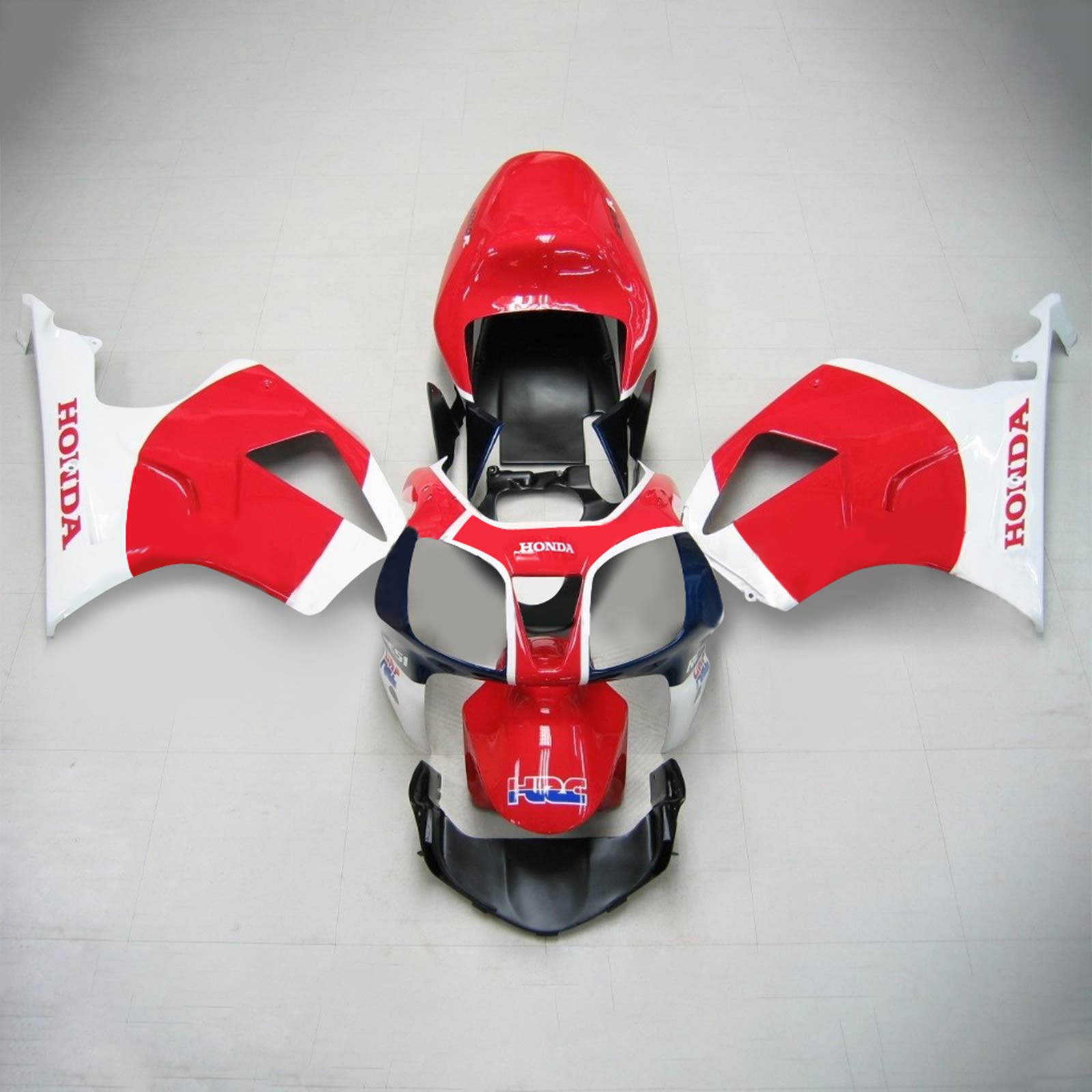 Amotopart 2000-2006 Honda VTR1000 RC51 Fairing Red&White Kit