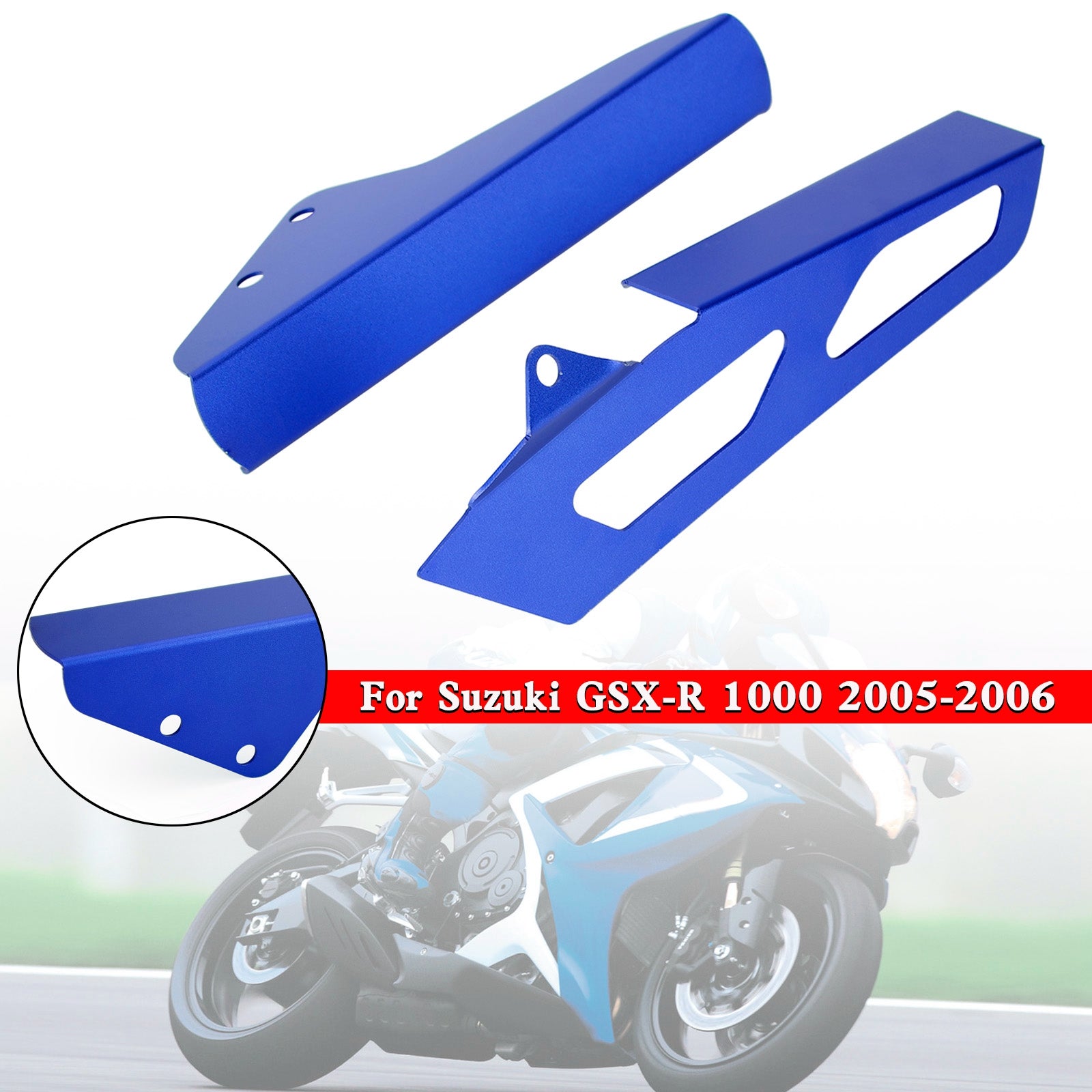 Hintere Kettenrad-Kettenschutzabdeckung für Suzuki GSX-R GSXR 1000 2005-2006 K5 Generic