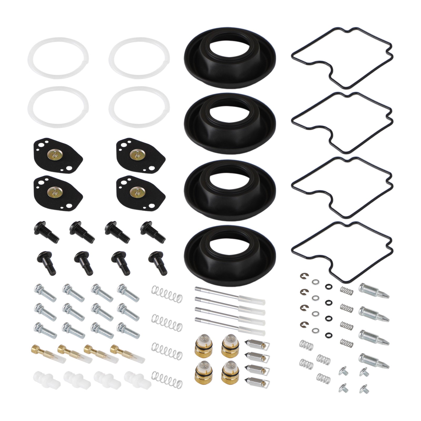 Kit de réparation de reconstruction de carburateur 4X, adapté à Suzuki DRZ400 DRZ400E DRZ400S DRZ400SM générique