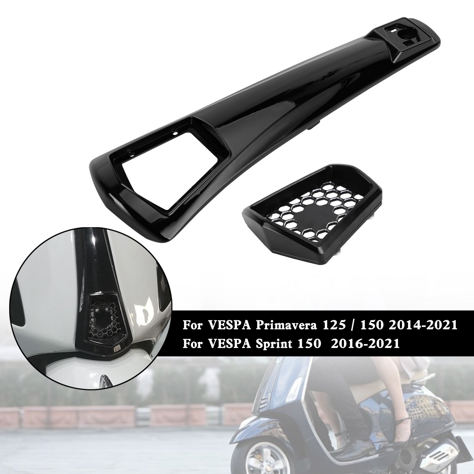 Steering Horn Cover fairing For VESPA Sprint Primavera 125/150 2014-2021