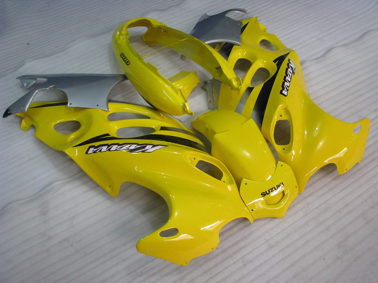 Amotopart 1998-2006 Suzuki Katana GSXF600/750 Fairing Yellow Kit