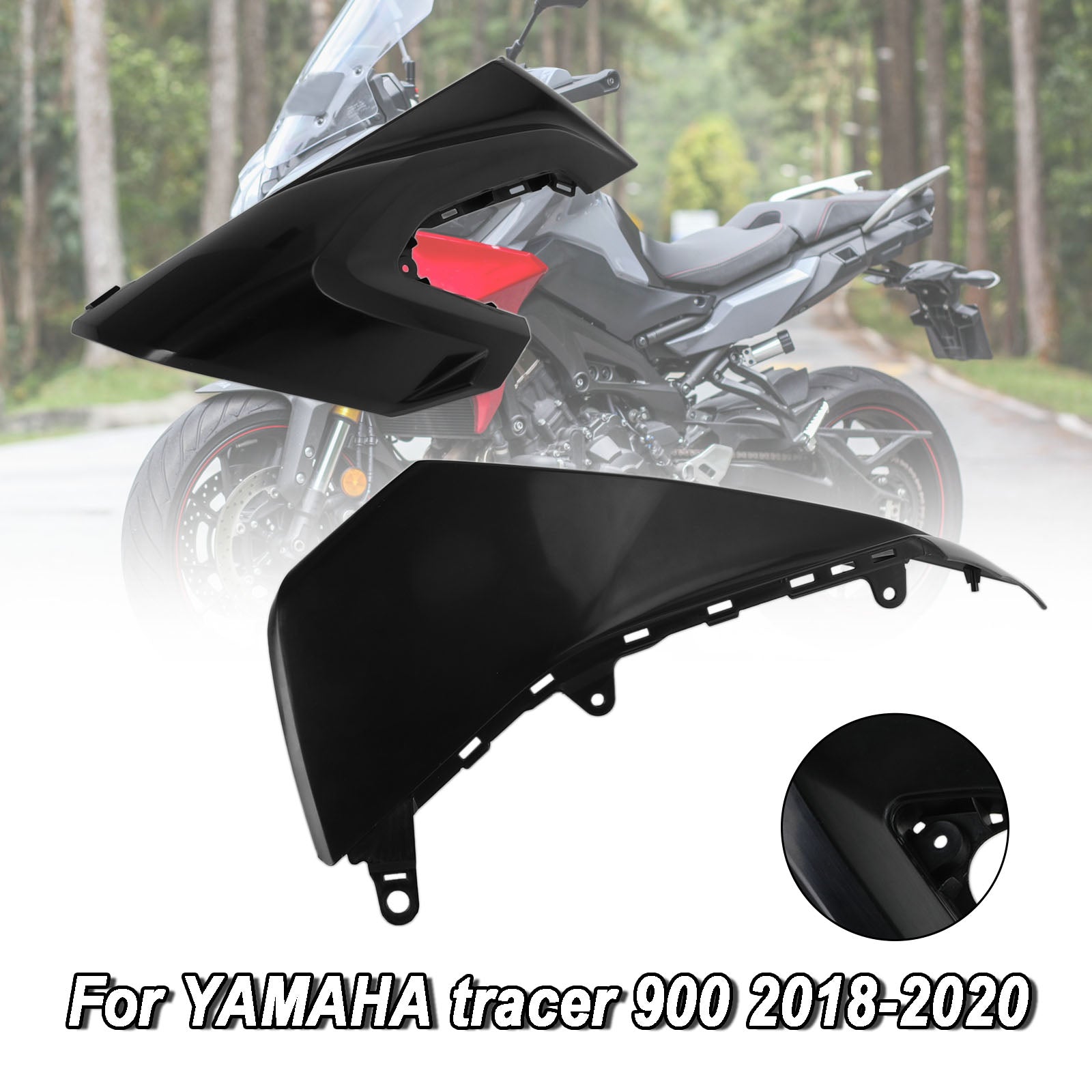 Panneau de carénage de réservoir latéral avant non peint pour Yamaha Tracer 900/GT 2018 – 2020