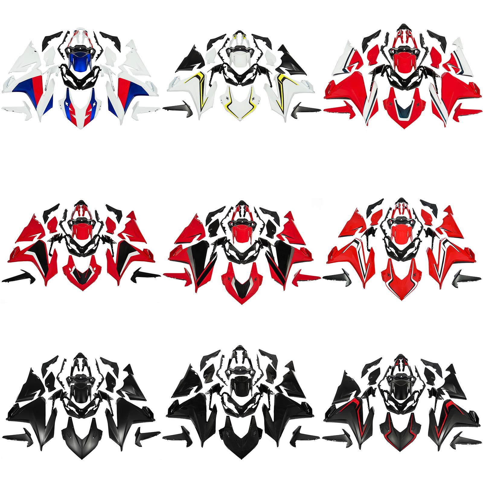 Amotopart (2019-2021) Collection de kits de carénage de moulage Honda CBR500R