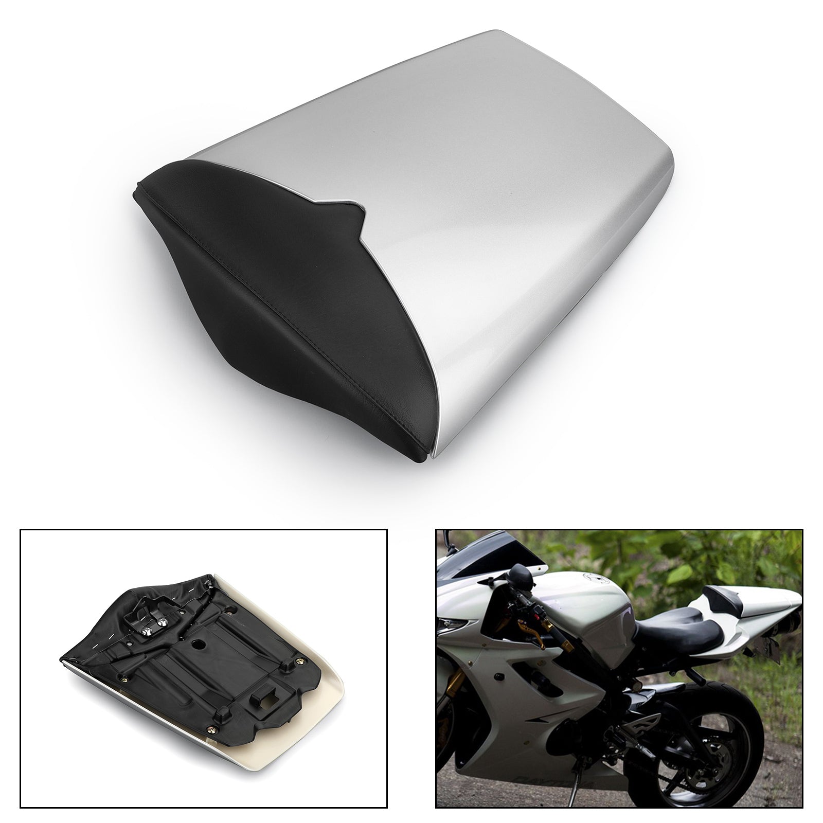 06-12 Triumph Daytona 675 Rear Pillion Seat Cowl Cover