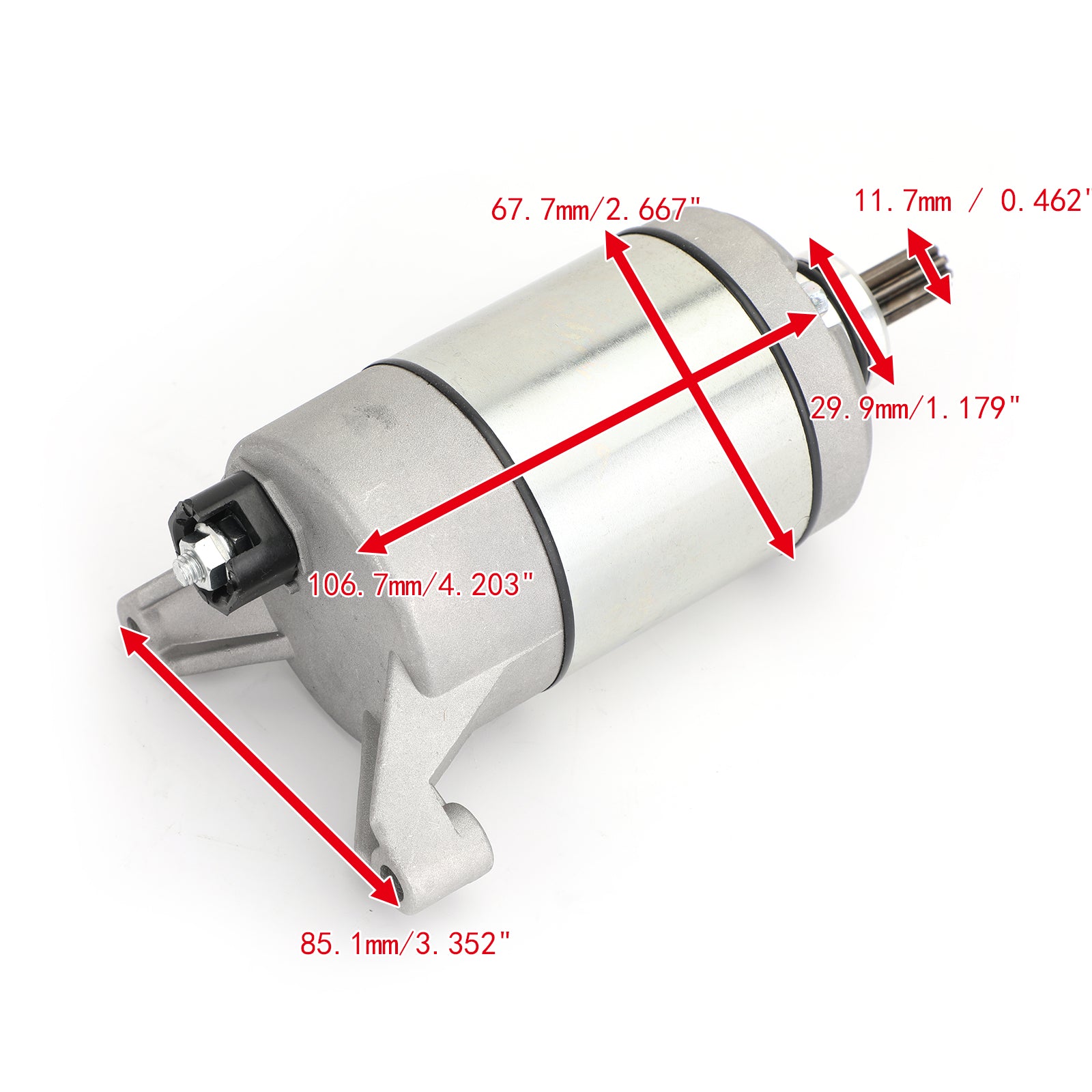 New Starter 9-Spline For Yamaha XVS1300 XVS950 V-Star Stryker 10-17 5S7-81890-00