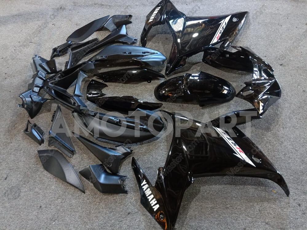 Amotopart 2009 2015 Yamaha FZ6R All Black Fairing Kit amotopart-2009-2015-yamaha-fz6r-all-black-fairing-kit