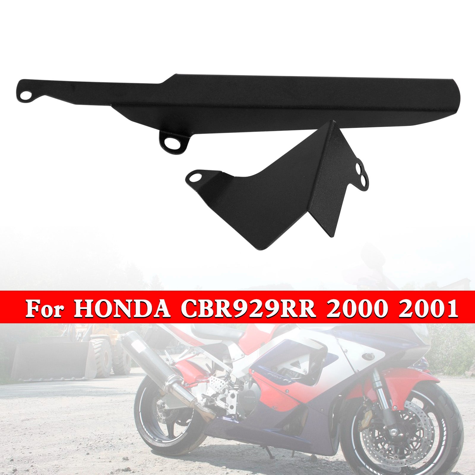 Couvercle de protection de chaîne de pignon arrière, pour Honda CBR929RR 2000 – 2001