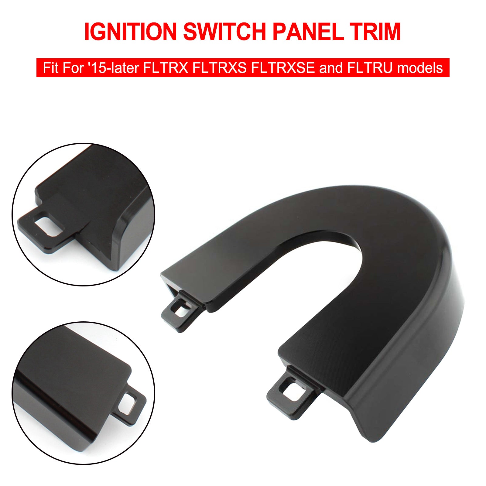Aluminum Ignition Switch Panel Trim For Touring Road Glide Special 15-2022 Generic