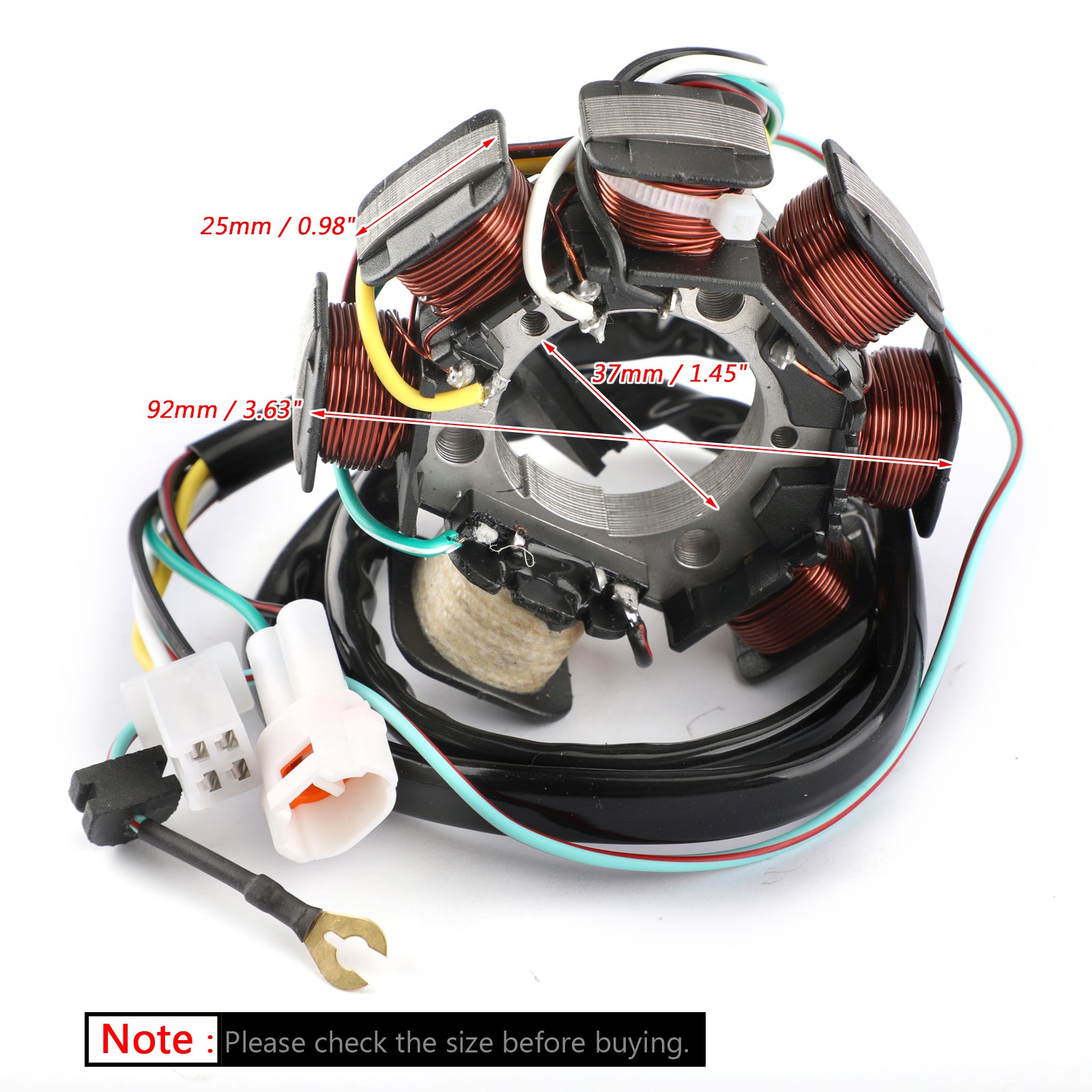 Bobina de estator del alternador para Yamaha DT125 DT125R 99-03 3RM-85560-00 3RM-85560-01