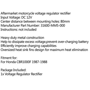 Voltage Regulator Rectifier 31600-MM5-000 For Honda CBR1000F 1987-1988