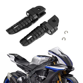 Reposapiés delanteros para Yamaha XJR 1300 98-18 TDM 900 04-10 XJ6 09-15 MT-09 MT-07 14-20 negro