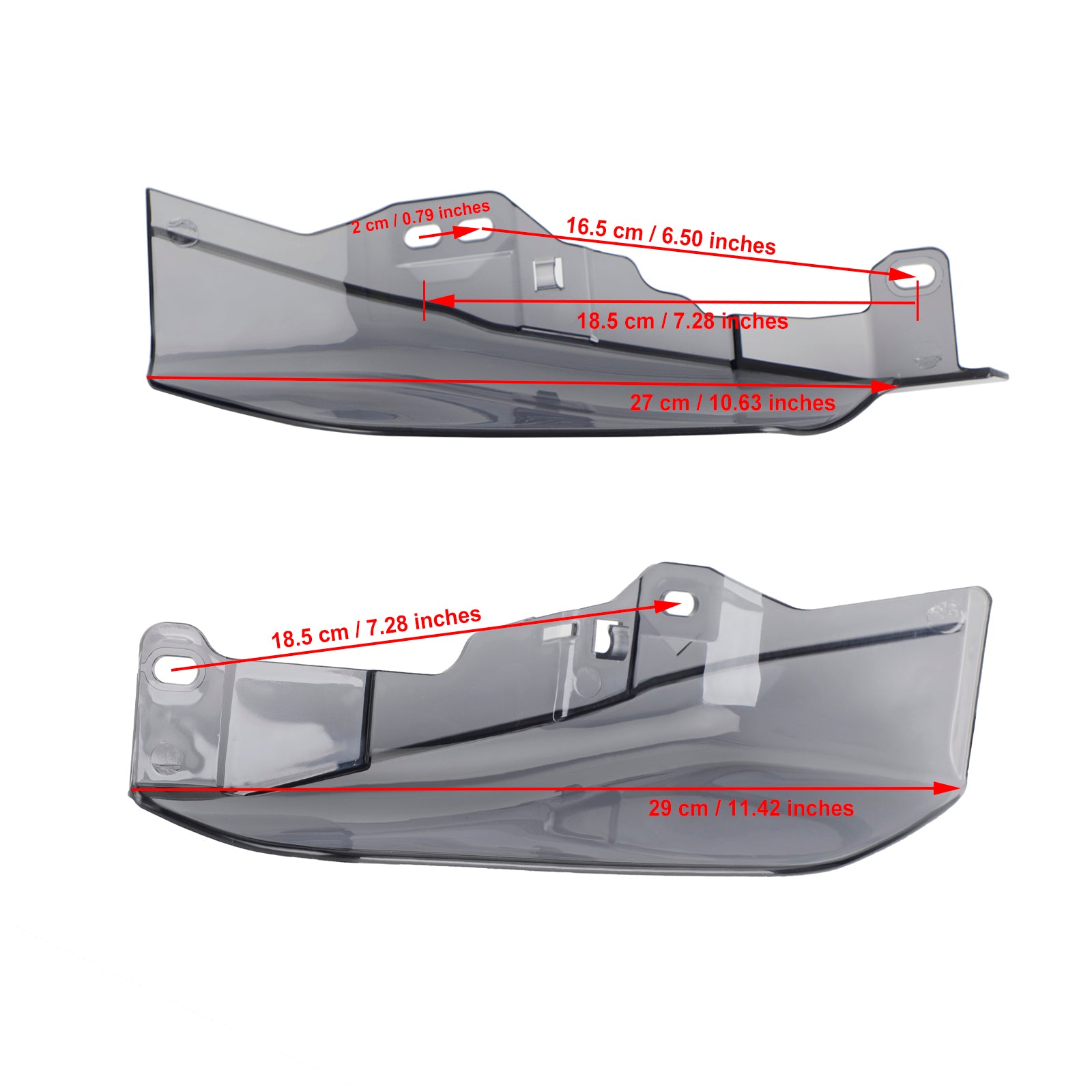 Mid-Frame Air Heat Deflector Trim Shield fit for Touring and Trike models 17-21