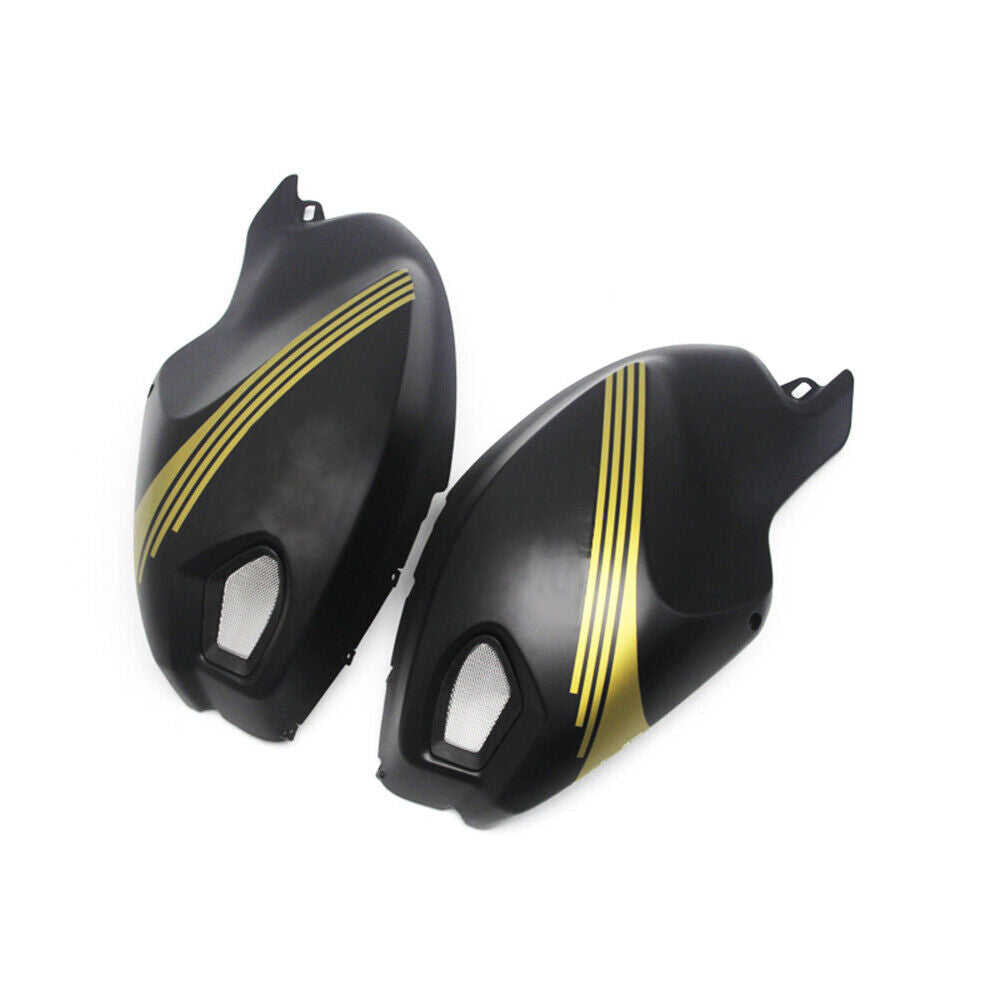 Kit de carénage Amotopart Ducati toutes années Monster 696/796/1100 S EVO noir doré