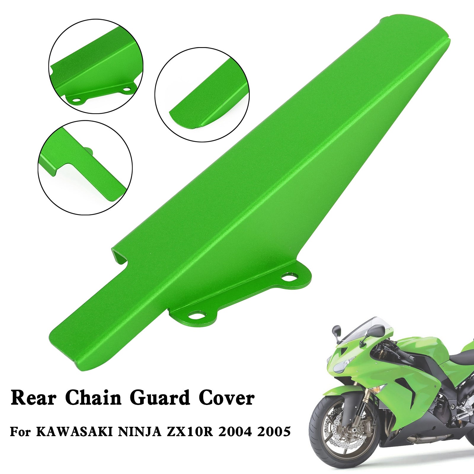 Couvercle de protection de chaîne de pignon, pour KAWASAKI NINJA ZX-10R ZX10R 2004 2005 générique