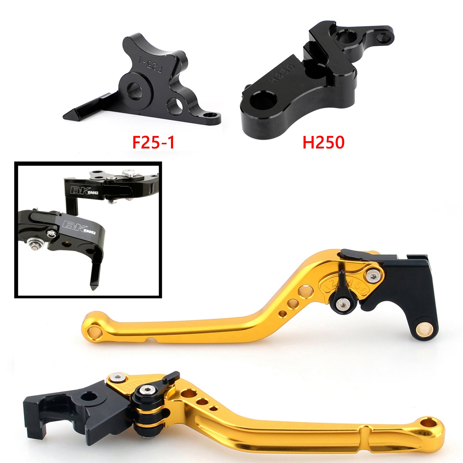 Long Clutch Brake Lever fit for Honda CBR500R/CB500F/X 19-21 CBR300R 19-21 Generic