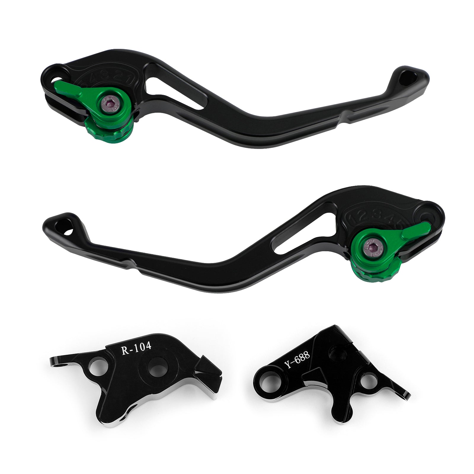 Nouveau levier de frein d'embrayage court adapté pour Yamaha YZF R1 R6 R6S VERSION CA/ue