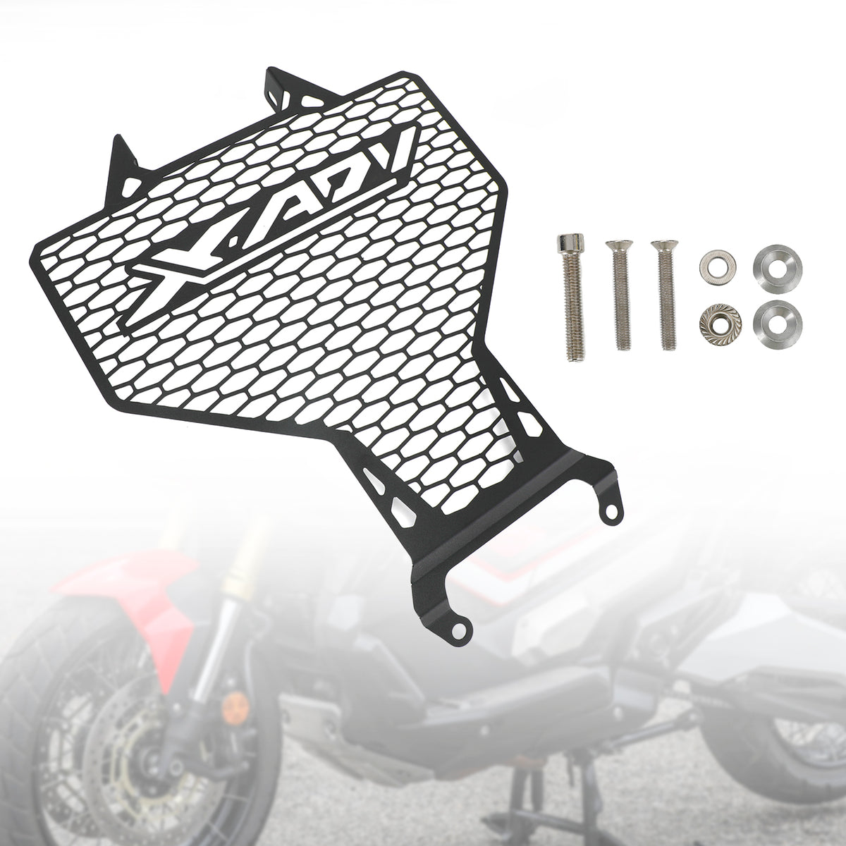 Radiator Guard Cover Protector Stainless Steel Black For Honda X-Adv 750 21+