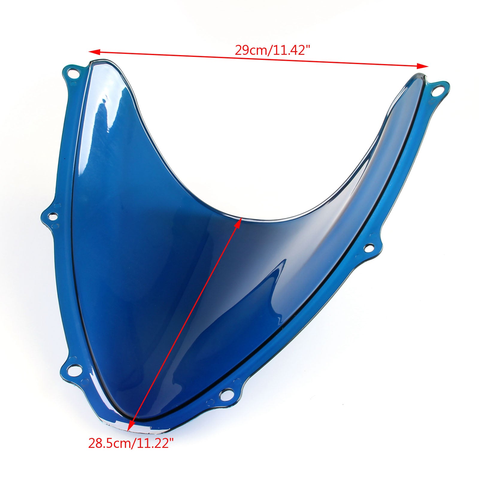 Windshield WindScreen Double Bubble For Suzuki GSXR 600/750 2006-2007 K6 Blue Generic