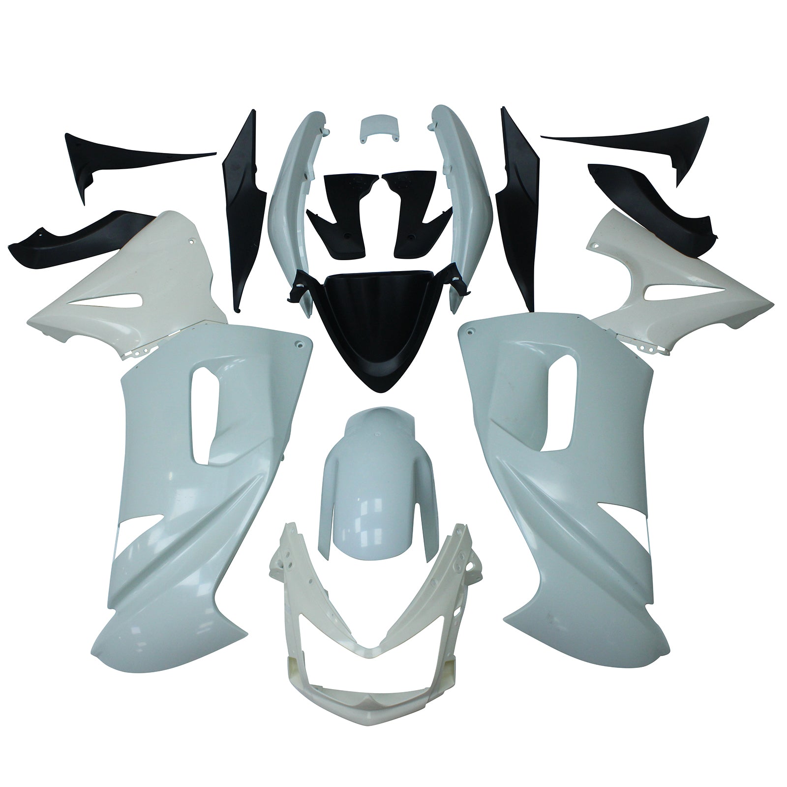 Amotopart Kawasaki ER6F/Ninja650 2006-2008 Unpainted Fairing Kit