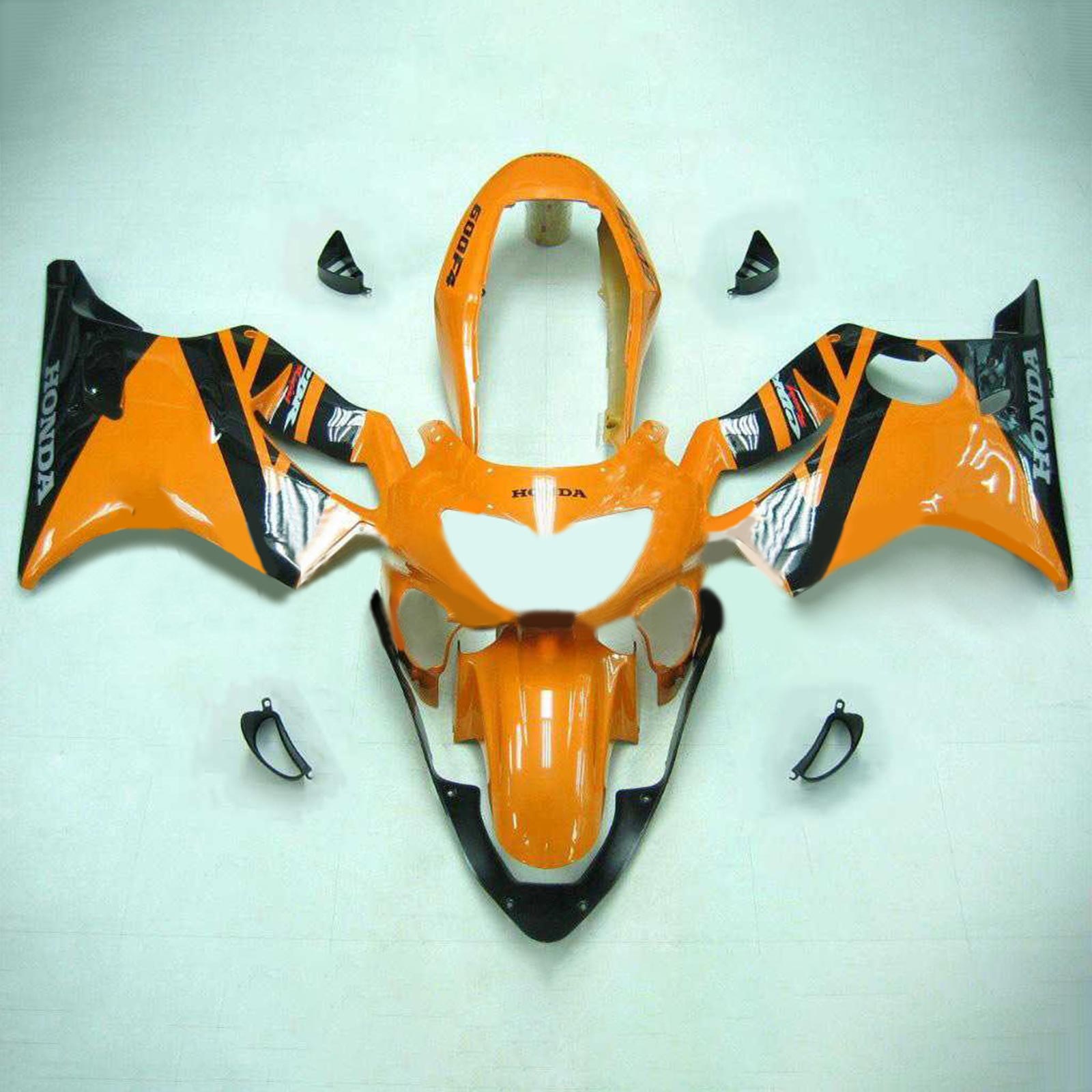 Amotopart Honda CBR600F4 1999-2000 Orange&BKåbesæt med manglende