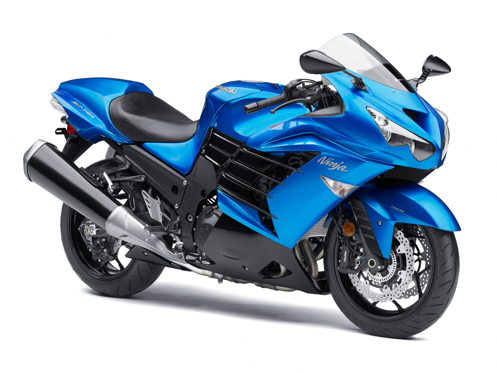 Kit de carénage bleu Amotopart Kawasaki 2012-2022 ZX14R