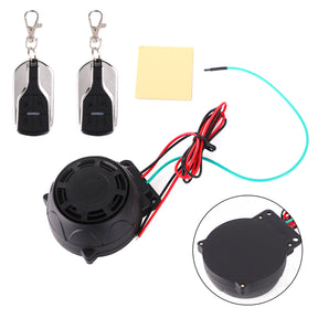 12V Anti Theft Security Rc Alarm System Vibration Detector For Motorcycle Generic