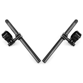 Universal Adjustable Rotatable CNC Billet Clip Ons Fork Tube Handlebar Kit 45mm Generic