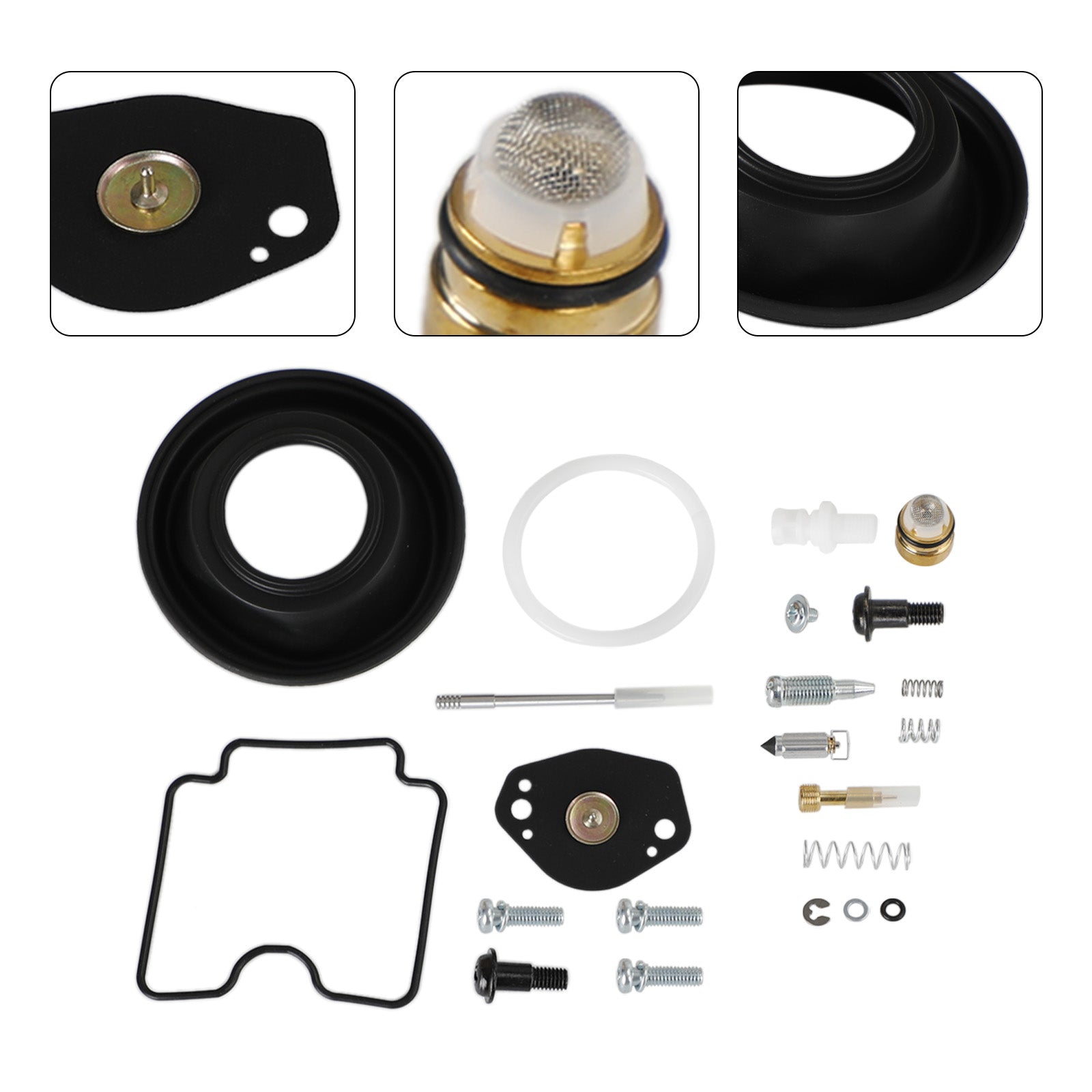 Carburetor Rebuild Repair Kit fit for Suzuki DRZ400 DRZ400E DRZ400S DRZ400SM Generic