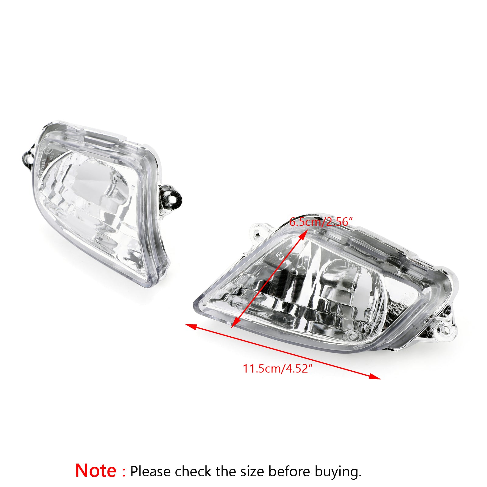 Lente per indicatori di direzione anteriori per Honda CBR1100XX 1999-2006