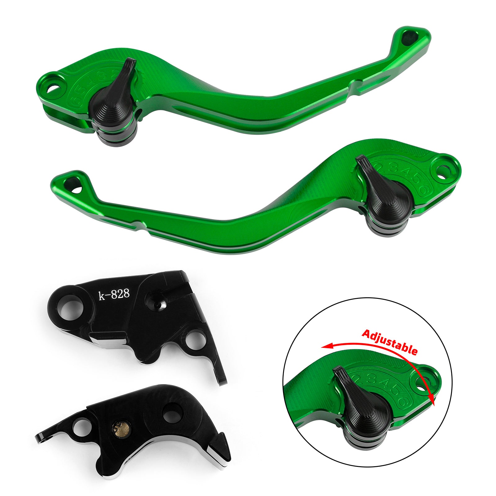 CNC-Kurzkupplungsbremshebel passend für Kawasaki ZX636R / ZX6RR 2005-2006