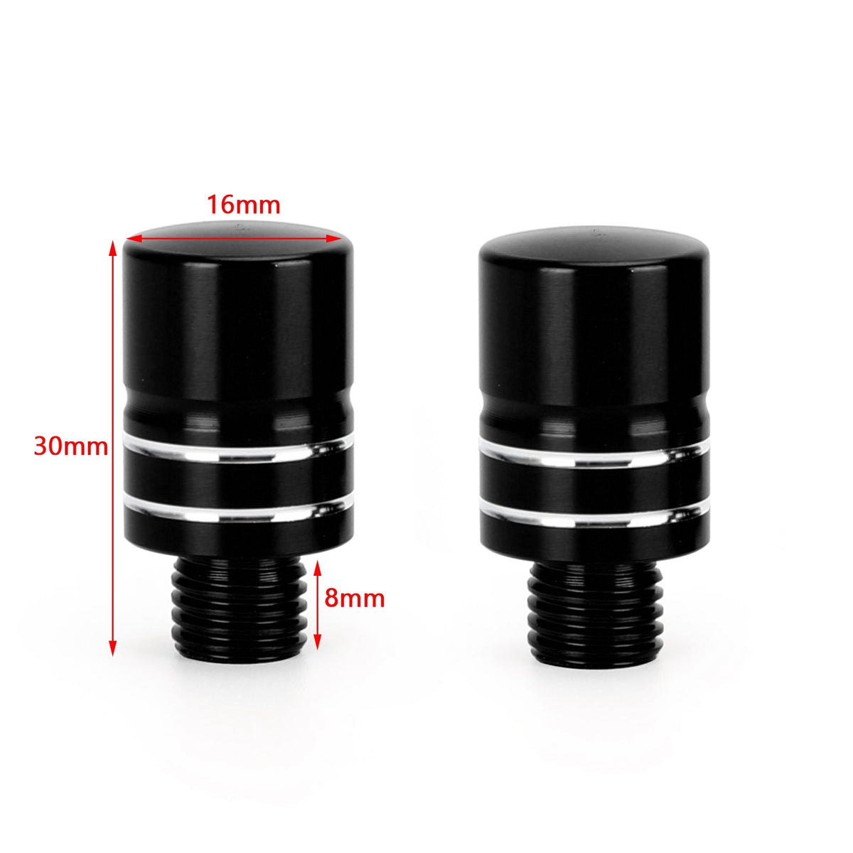 2x M10 Mirror Blanking Plugs Bolts For BMW R1200GS LC Adventure 2013-2021 Generic