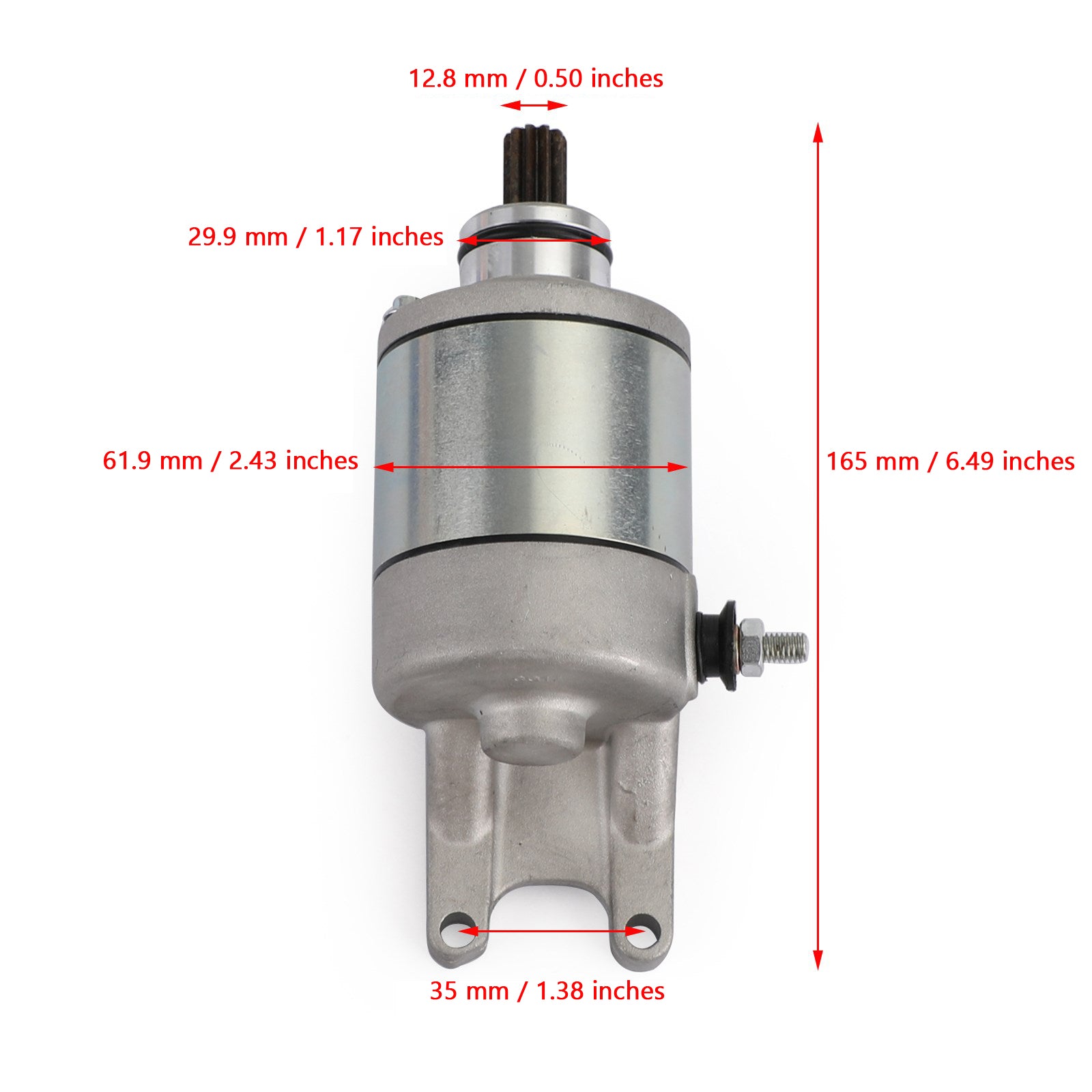 Startermotor passend für Suzuki DR 250 SE 1995 DR 350 S/SE 1990 - 1999 Generisches FedEx Express-Versand