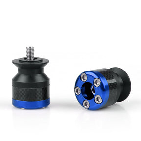 Bobines universelles de curseurs de bras oscillant de 8mm en Fiber de carbone CNC pour moto générique