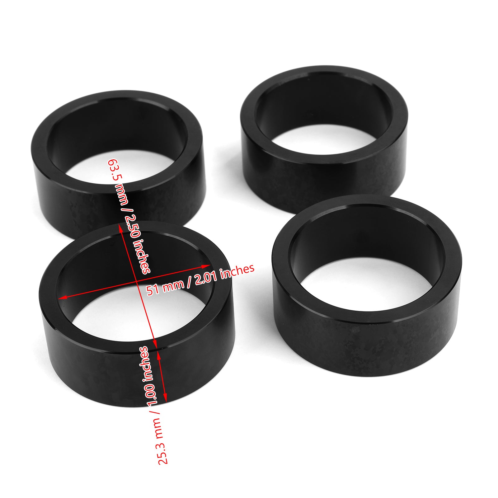 2.5inches Lift Spacer Kit fit for Honda Rancher Recon 230 250 300 350 400 420 ATV