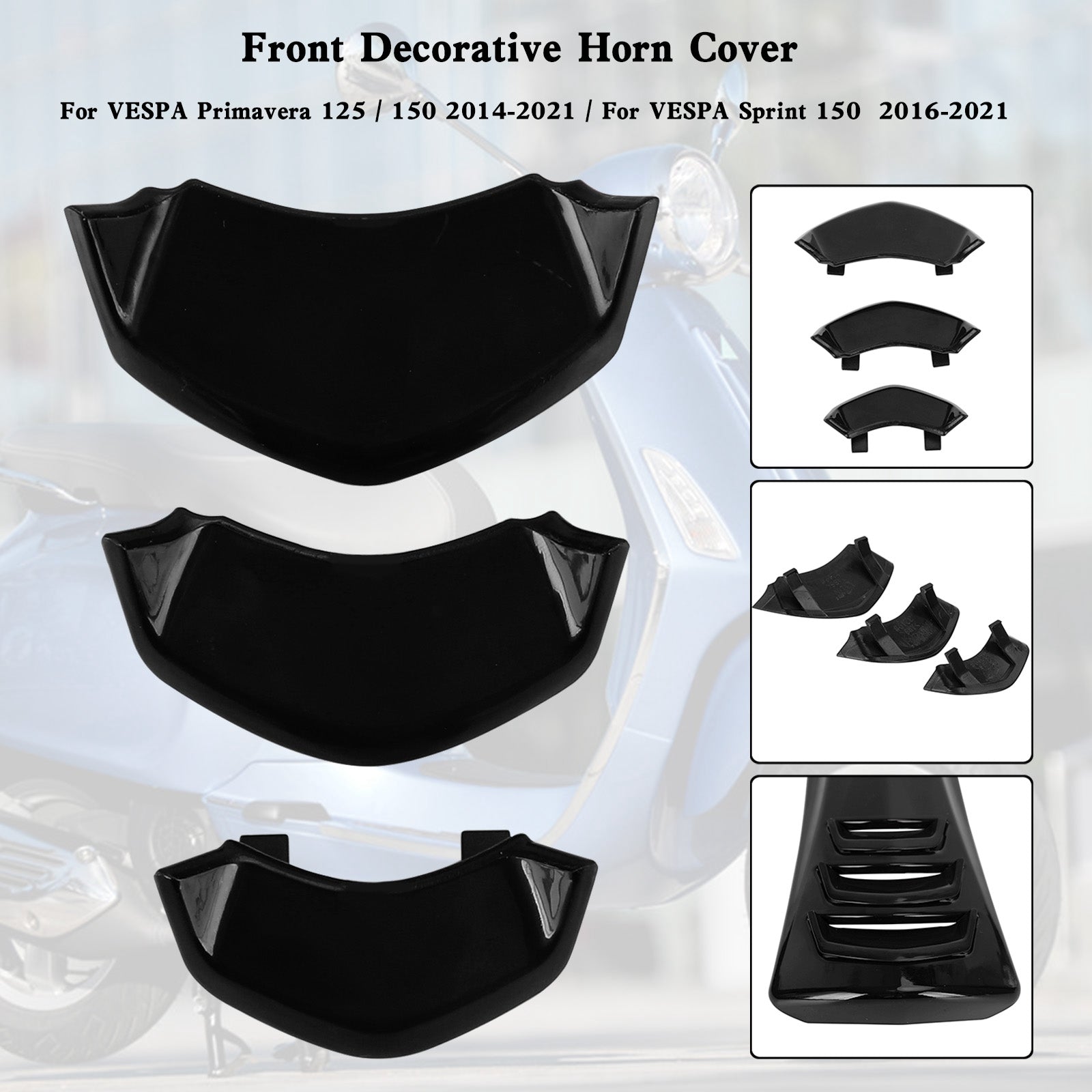 Tapa Bocina Decorativa Delantera para VESPA Sprint Primavera 125/150 2014-2021