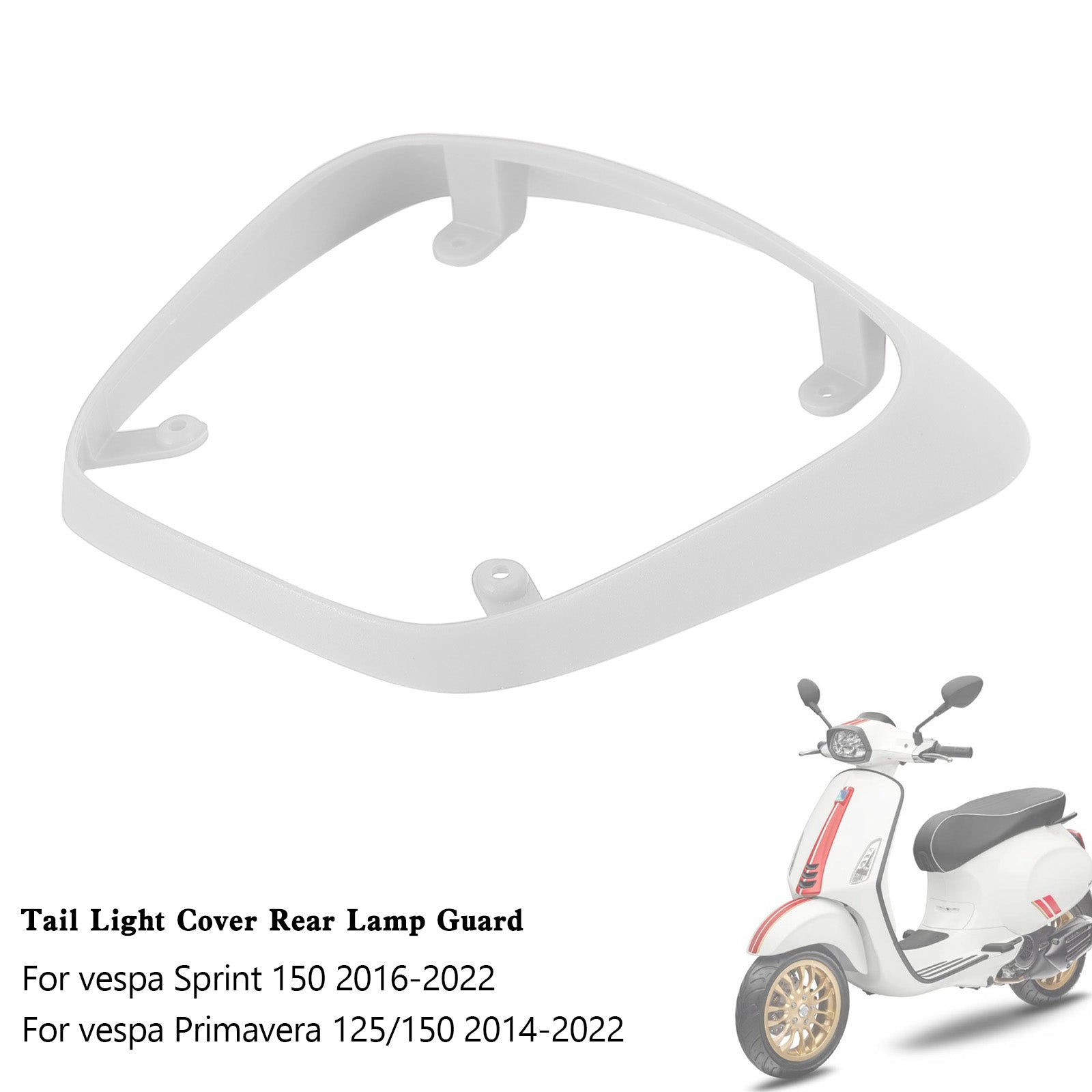 Tail Light Cover Rear Lamp Guard For Sprint Primavera 125/150 2014-2022